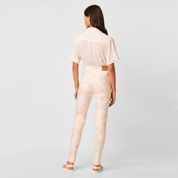 NWT French Connection tie dye print high waist skinny jeans - Picture 3 of 8